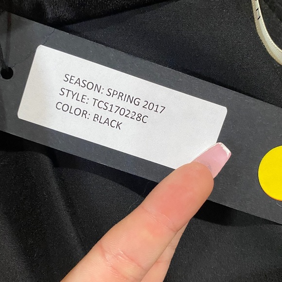 A size 4 black Halston Heritage jumpsuit with a train - Picture 4 of 7